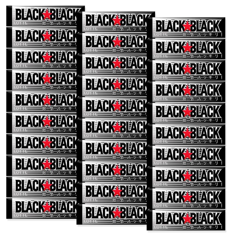 ロッテ（LOTTE） 30個セット ブラックブラックガム 9枚入 : ベストワン 