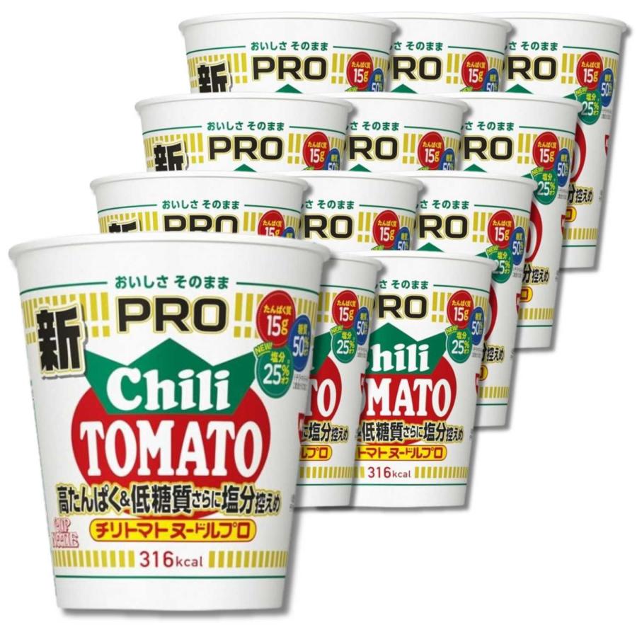 日清食品 12個セット カップヌードルPRO 高たんぱく＆低糖質さらに塩分
