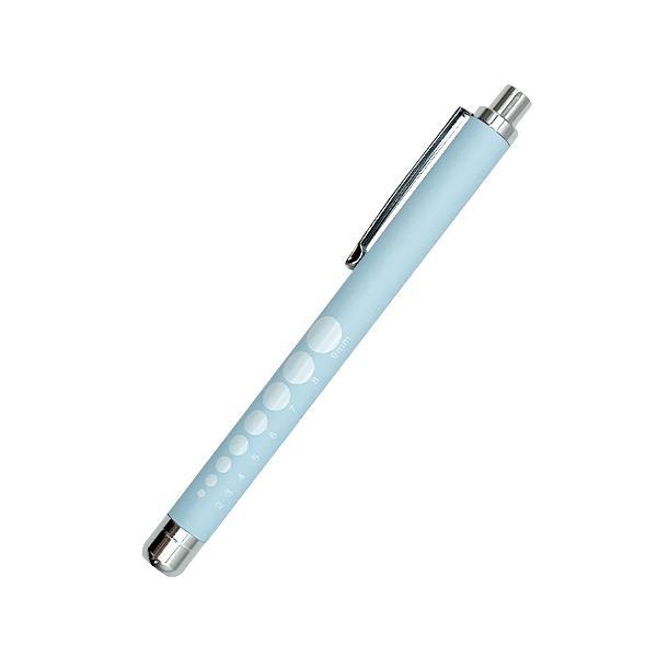 LEDペンライト ペンライト 水色 白光 LED ノック式 懐中電灯 防災 ((S