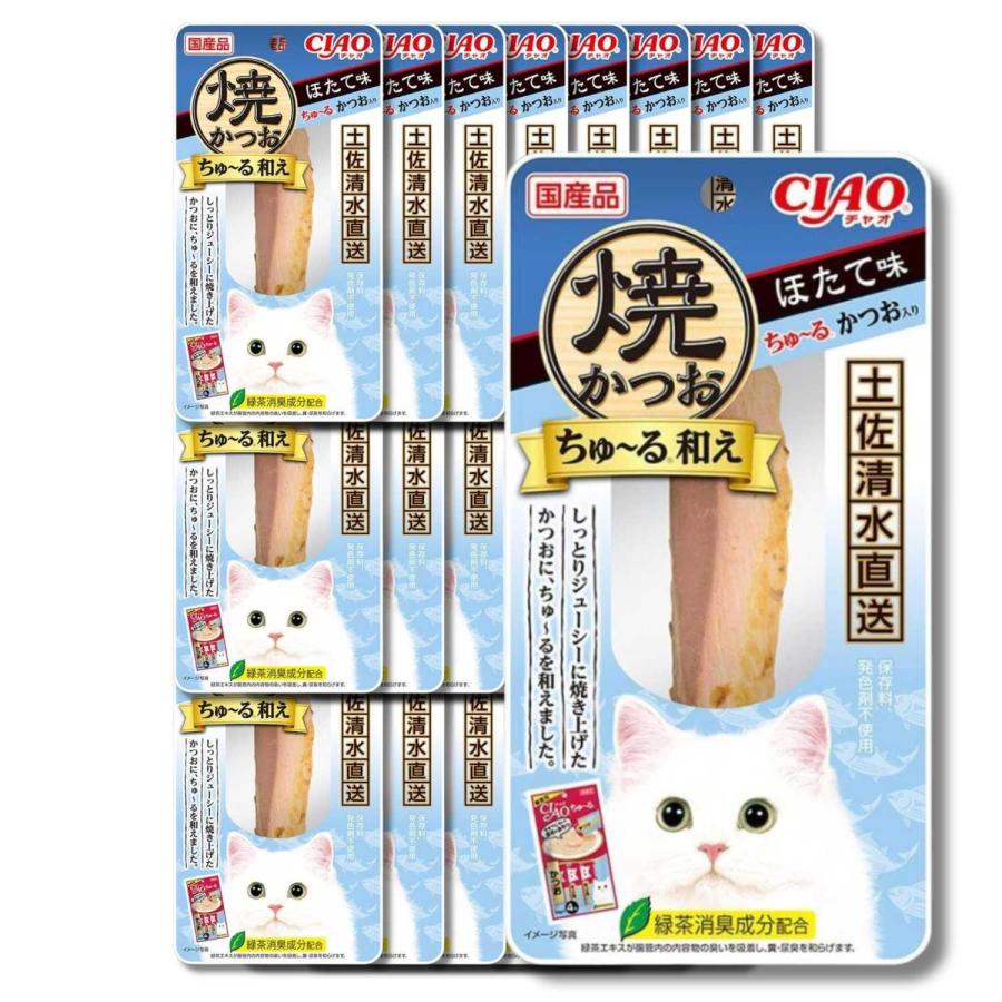 いなばペットフード 24個セット いなば CIAO 焼かつお ちゅ〜る和え
