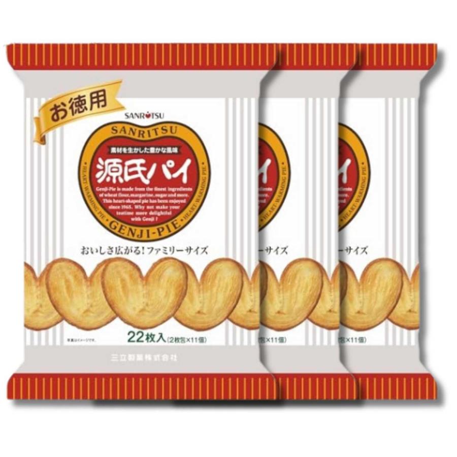 パイの実　源氏パイ　まとめ売り 3個セット 三立製菓 お徳用源氏パイ 22枚 : ベストワン - 通販 - Yahoo