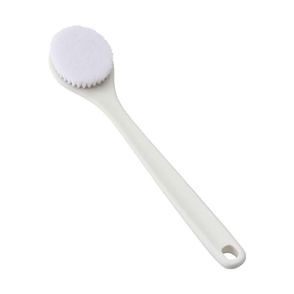 マーナ B713W ボディブラシ やわらかめ ホワイト バスグッズ バス用品 marna の商品画像