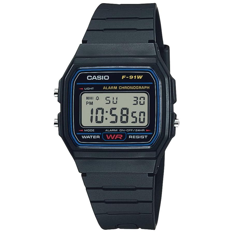 カシオ F-91W-1JH ブラック 腕時計 カシオ コレクション メンズ CASIO（Yahoo!・ベストワン）