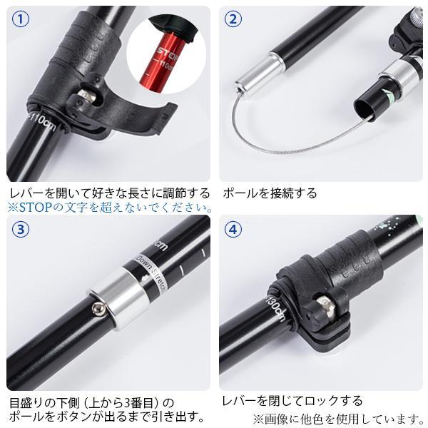 MSR TWING トレッキングポール2本付き トレッキングポール 2本セット 折りたたみ ストック 軽量 伸縮
