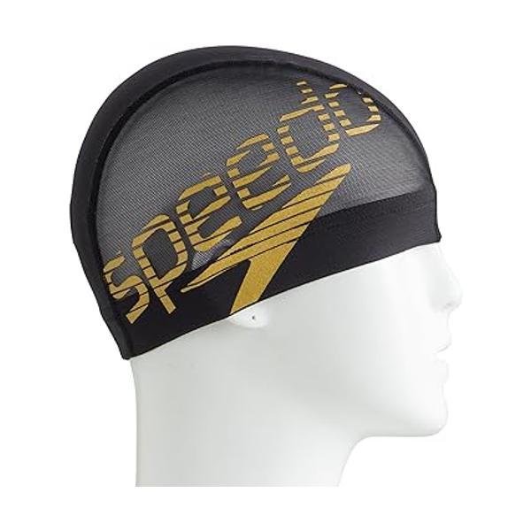 スピード スイムキャップ ビッグスタックメッシュキャップ 水泳 ユニセックス SD98C73 ゴールド L Speedo YK43374