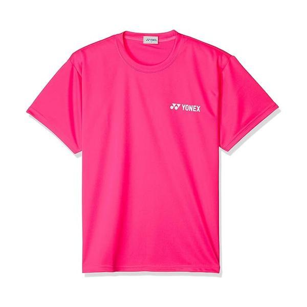 YONEX（ヨネックス） ユニドライTシャツ ネオンピンク 705 S 半袖