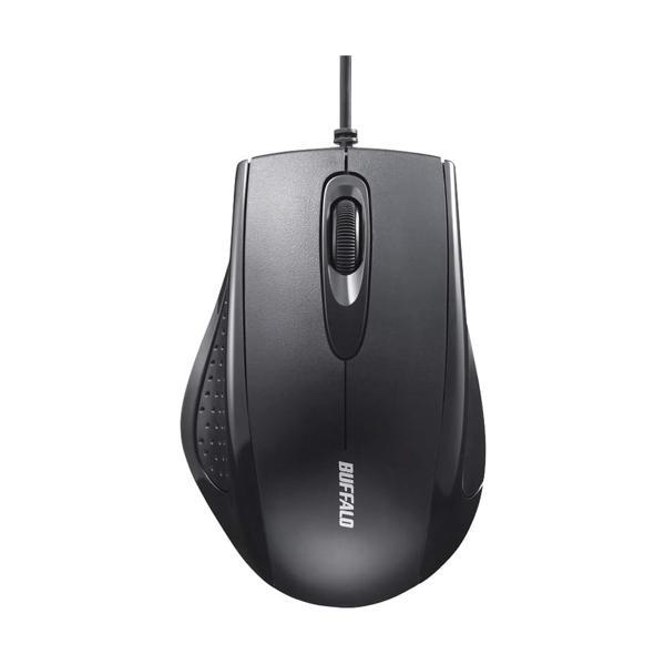 バッファロー BSMRU050BK IR光学式マウス ブラック 有線 3ボタン USB 光学式マウス（Yahoo!・ベストワン）