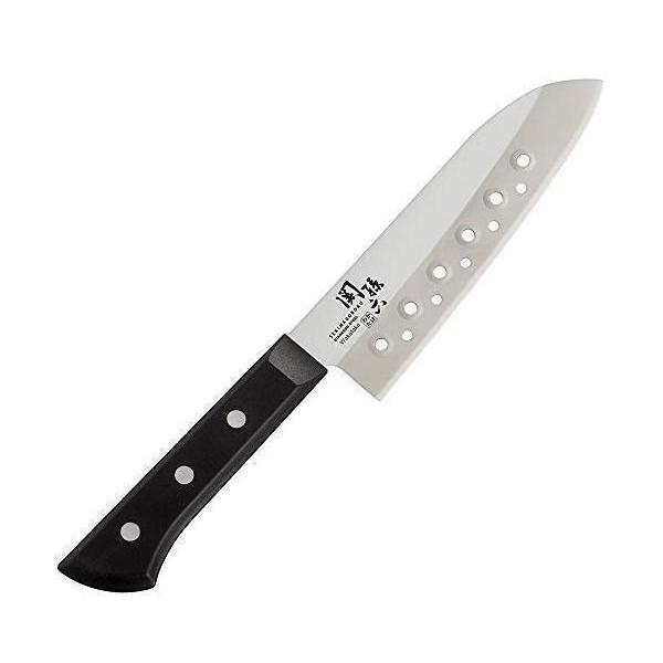 貝印 AB-5419 関孫六 三徳包丁 穴あき わかたけ