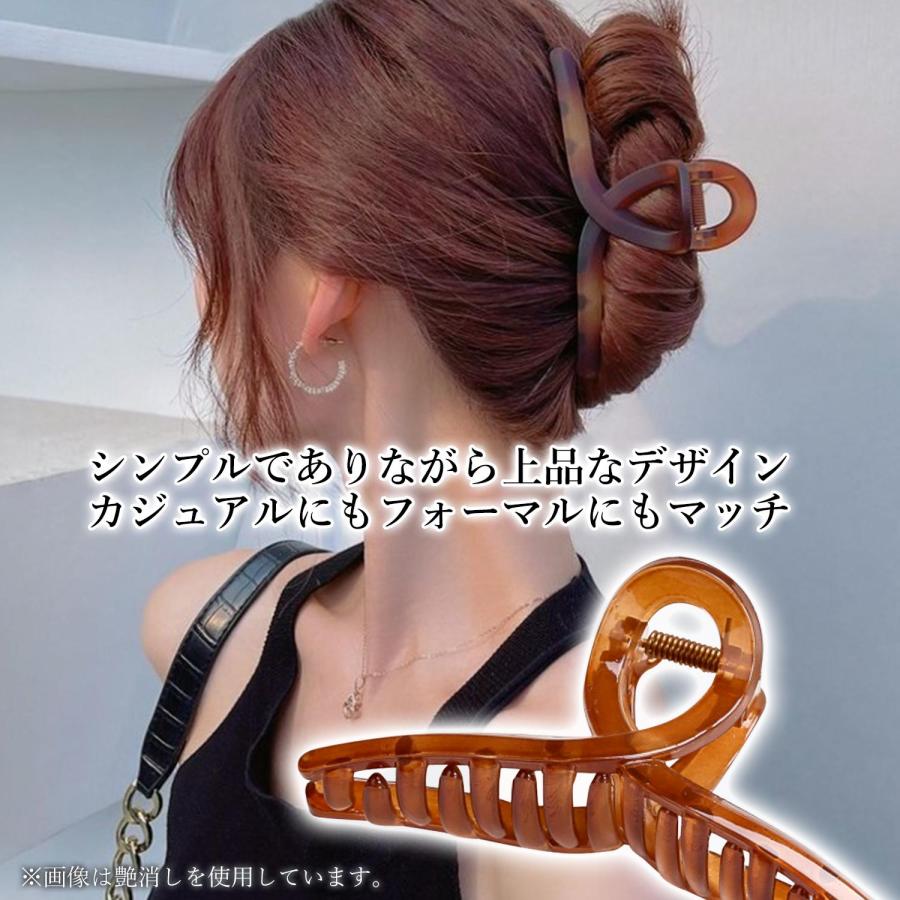 ヘアクリップ 大きめ バンスクリップ クリップ 髪留め ヘアークリップ