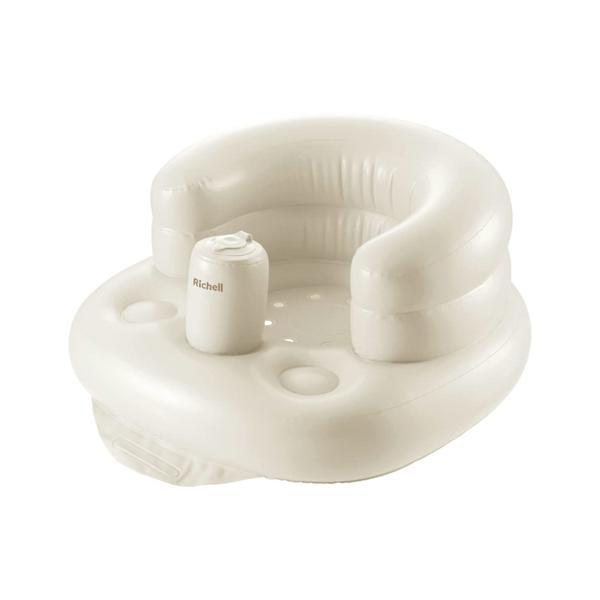 リッチェル   ふかふか ベビーチェアK ベージュ 抗菌 お風呂 ケアグッズ ベビーケア おふろ用品 Richell の商品画像