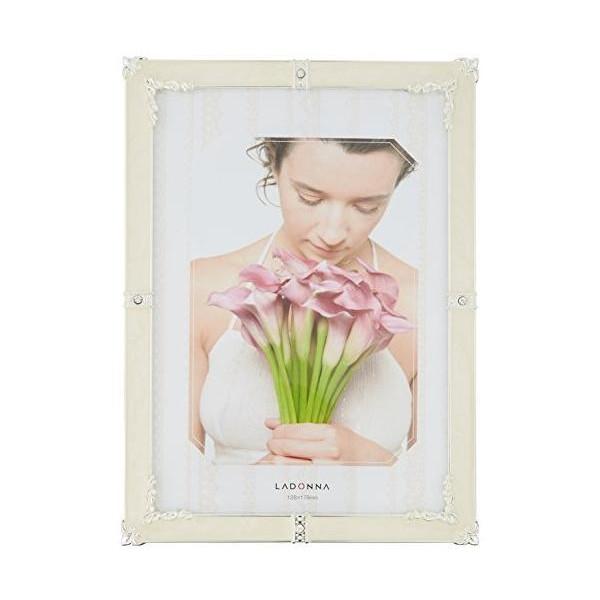 LADONNA フォトフレーム 2L ホワイト MJ62-2L-WH の商品画像