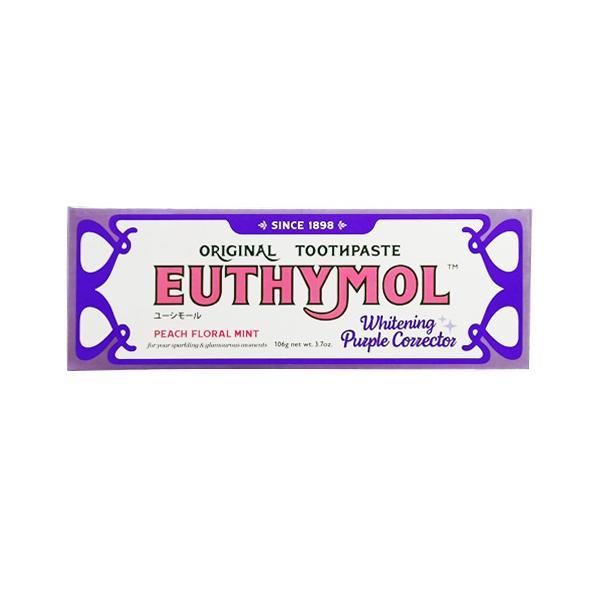 銀座ステファニー ユーシモール ホワイトパープル ピーチフローラルミントの香り 106g 歯磨き粉 EUTHYMOL（Yahoo!・ベストワン）