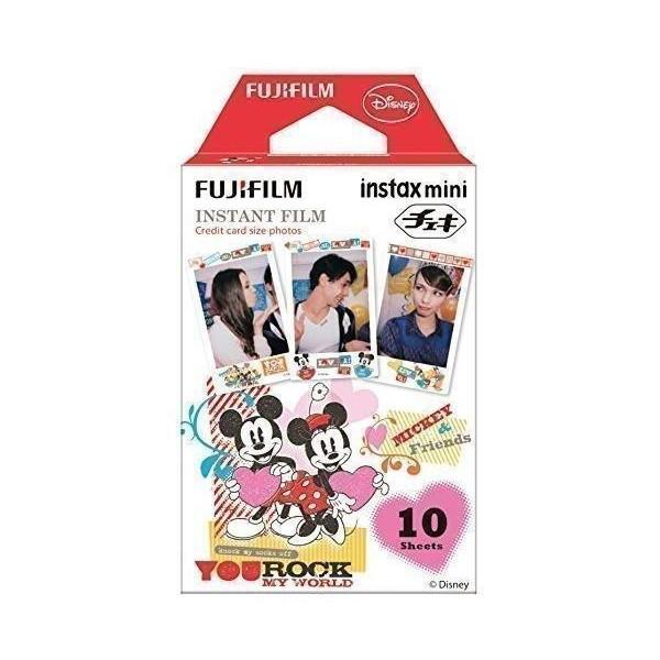 FUJIFILM インスタントカメラ チェキ用フィルム10枚入 絵柄 (ミッキー 