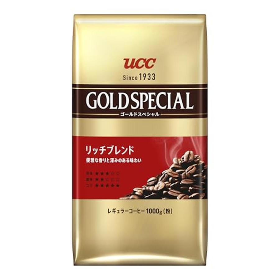UCC ゴールドスペシャルリッチブレンド コーヒー(粉) AP 1000g（Yahoo!・ベストワン）