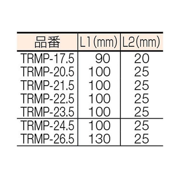 TRUSCO(トラスコ) リーマポンチ 22.5mm TRMP-22.5｜bestone1｜02