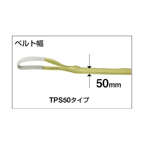 TRUSCO(トラスコ) ポリエステルスリング JIS3等級 両端アイ形 50mmX6.0m TPS50-60｜bestone1｜02