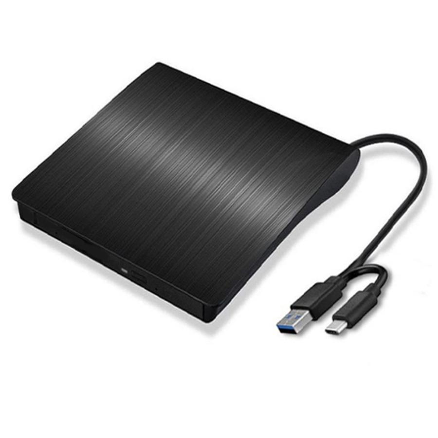 DVDドライブ CDドライブ 外付け USB3.0＆Type-C両対応 高速データ転送
