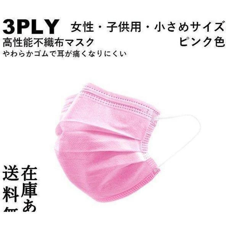 不織布マスク　ピンク　まとめ売り Wワイヤー不織布3層マスク30枚入(ピンク)｜A48-ST-80WPK｜きっと