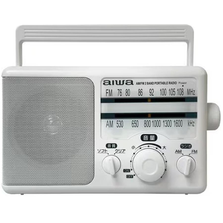 aiwa G PHR1 ポータブルラジオ アイワ ポータブルホームラジオ aiwa audio -G PHR1 ホワイトWH