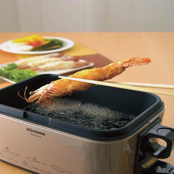 象印（ZOJIRUSHI） ギフト 電気フライヤー メタリックカカオ EFKA10G