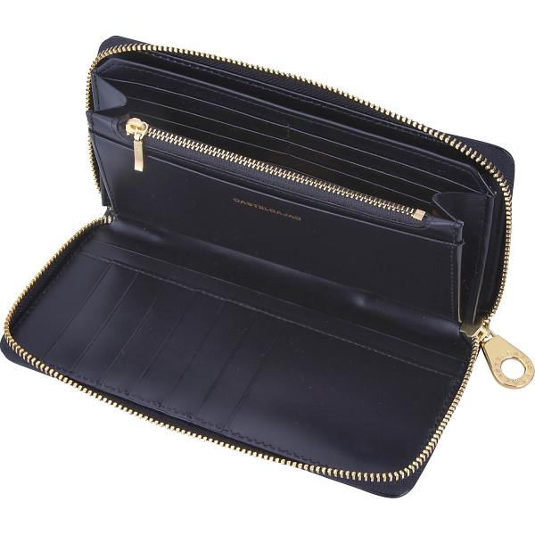 美品◎ カステルバジャック 長財布 ラウンドジップ レザー ブラック 楽天市場】【選んでもらえる特典付き】 カステルバジャック 財布