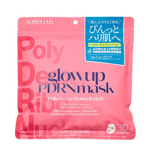 ADBELLUS エーディーベルズ glowup PDRN マスク 30枚入 フェイスマスク