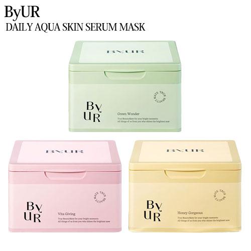 ByUR バイユア フェイスパック フェイスマスク 大容量タイプ 30枚 Amazon | ByUR（バイユア） フェイスパック シートマスク 大容量