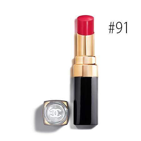 【未使用品】CHANEL ルージュ ココ フラッシュ 91 ボエーム3g リップ CHANEL（シャネル） ルージュココ フラッシュ 3g #91(ボエーム) リップ