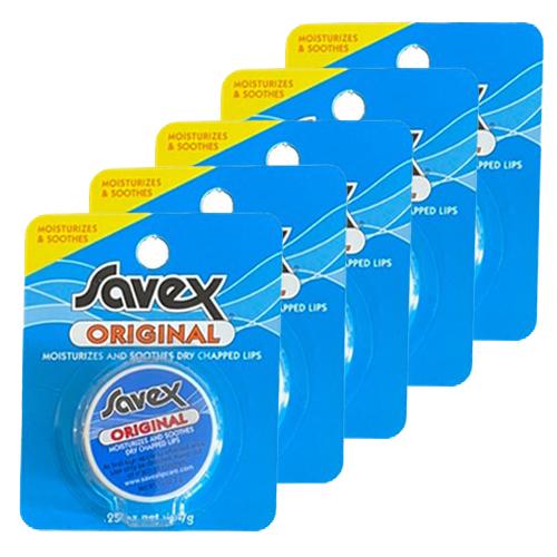 サベックス（Savex） リップクリーム ジャータイプ 7g×5個セット