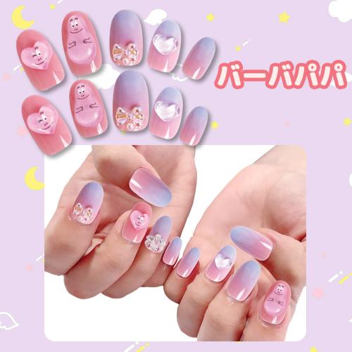 サンタン サンリオ 人気キャラクター ネイルチップ 貼って剥がせる