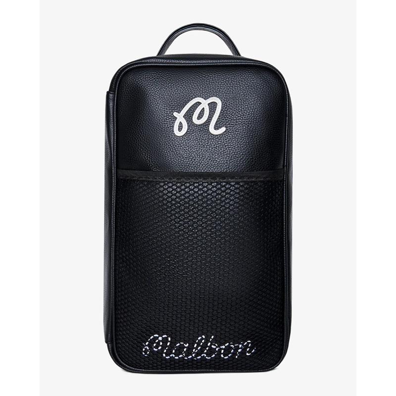 Malbon Golf（マルボンゴルフ） MALBON シューズバッグ ブラック M