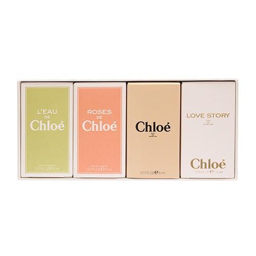Chloe クロエ ミニチュアコレクション N4 ミニ香水4Pセット 5ml×3個+