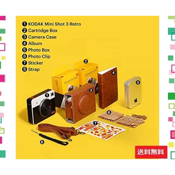 日本最大のブランド コダック Kodak Mini インスタントカメラ7点セット チェキ スマホ対応フォトプリンター ホワイ 3レトロ Shot フォト プリンター Adlinkpublicity Com