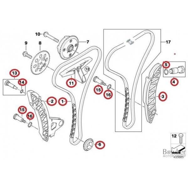 MINI 新品 BMW タイミングチェーンキット フルキット R55 56 CooperS 