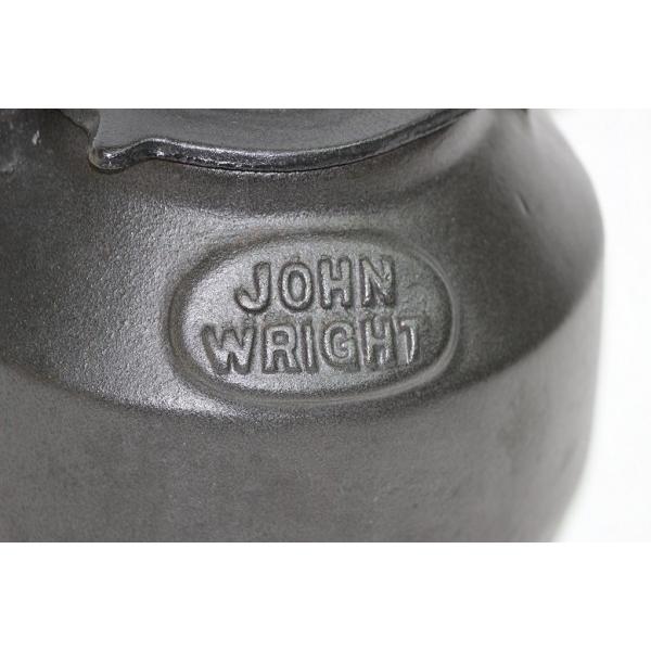 中古品 John Wright ビンテージ鉄瓶 アンティーク ジョン・ライト 鉄瓶 レア商品の画像