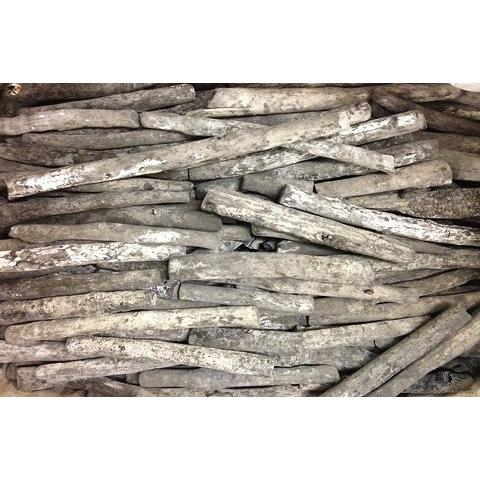ラオス備長炭 15kg 細丸 (長さ約20〜27cm、太さ約1〜2cm) : BEST PRICE
