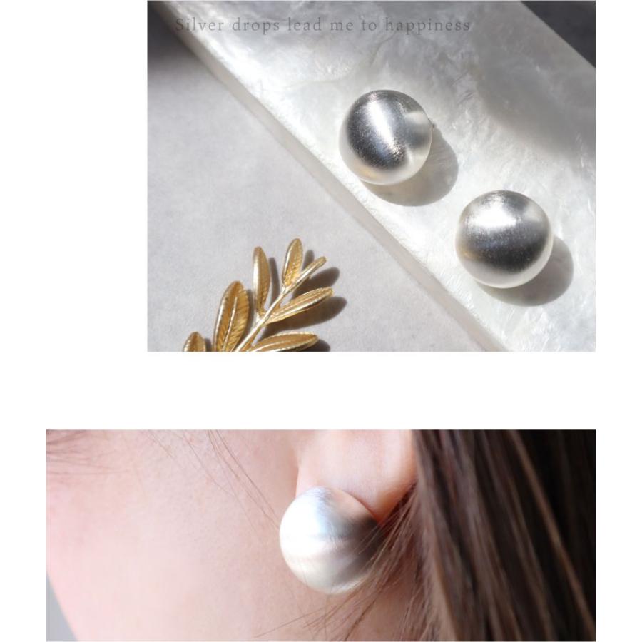 ピアス ドームピアス アクセサリー レディース ゴールド シルバー 