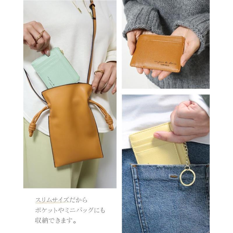 カードケース ミニ財布 フラグメントケース レディース 薄型 スリム