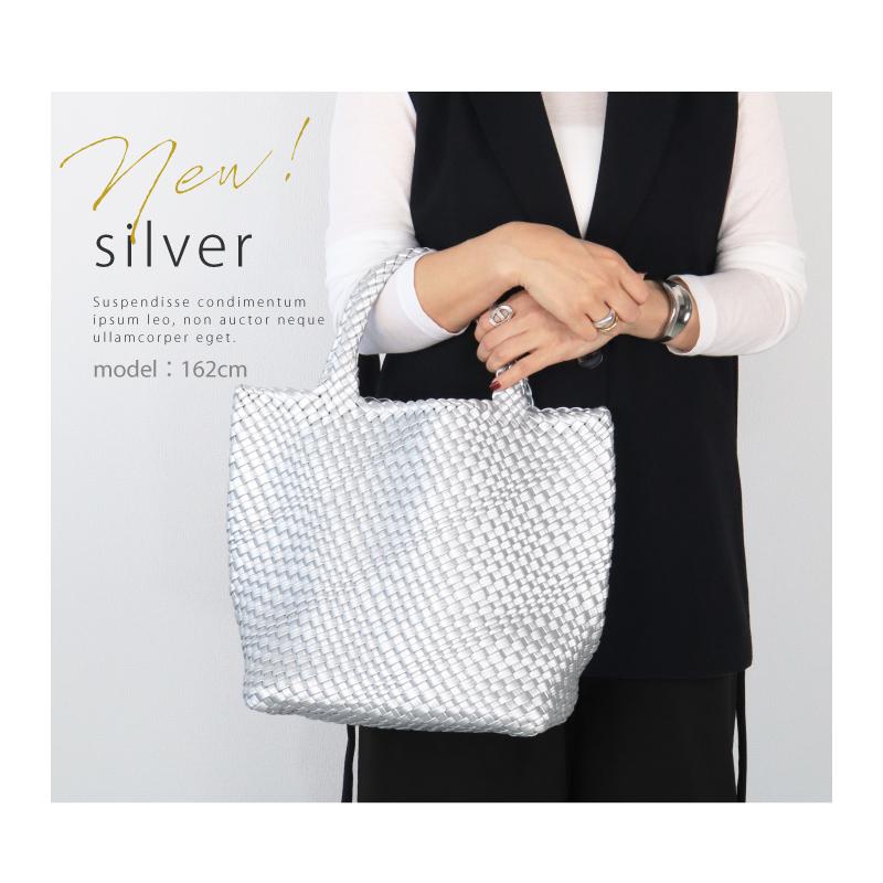 トートバッグ レディース ハンドメイドバッグ 編み込みトートバッグ