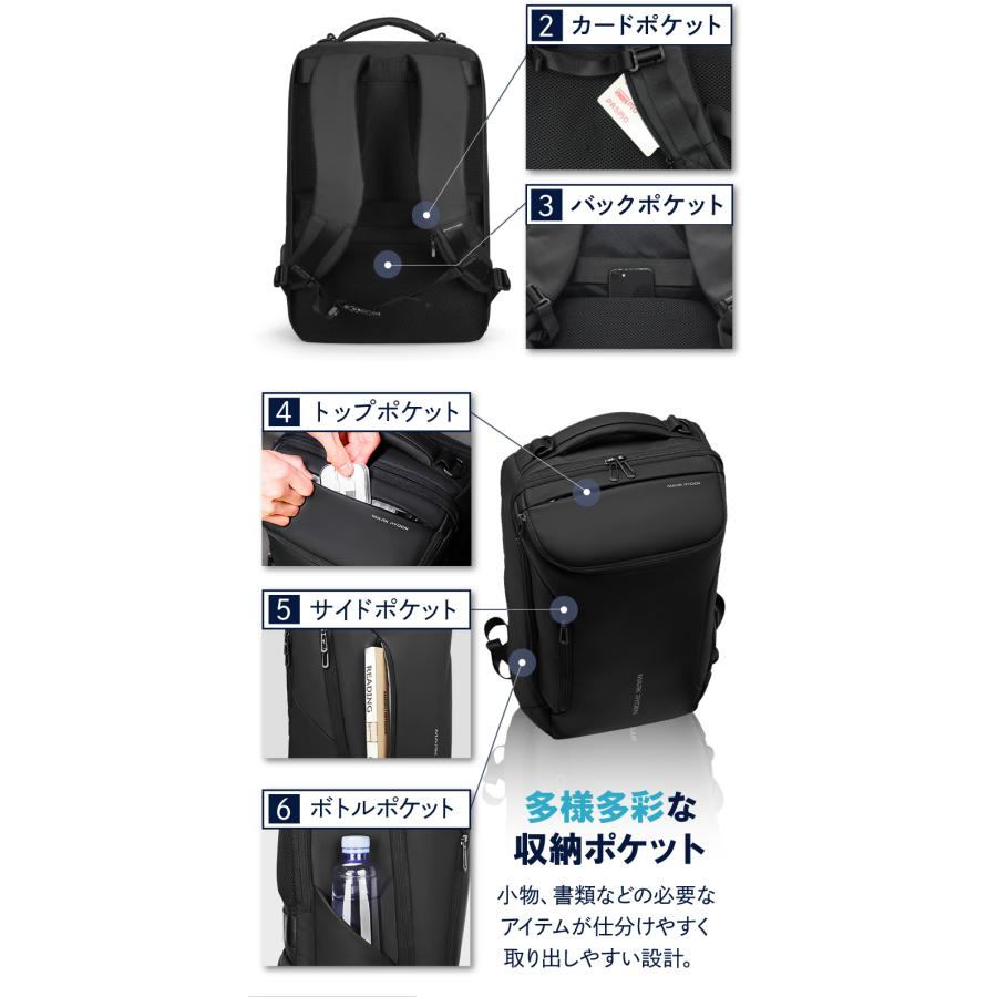 ビジネスリュック 大容量 メンズ 通勤 30L 大きめ 軽量 pc