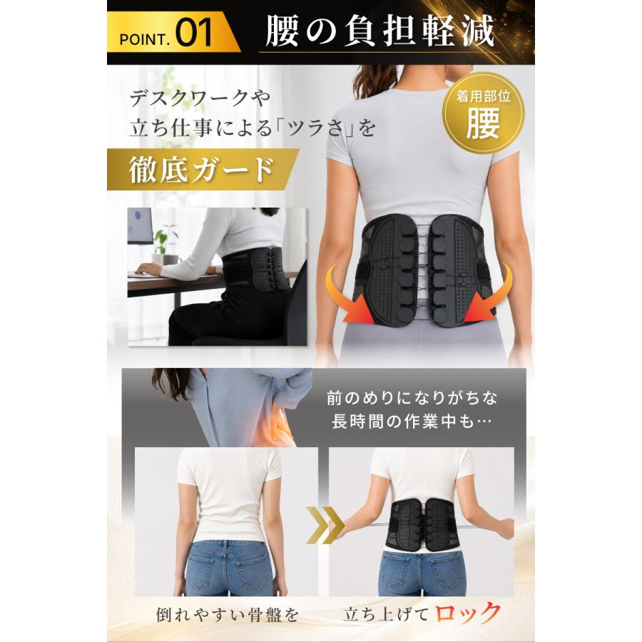 腰痛ベルト コルセット 骨盤ベルト 腰サポーター 腰痛対策 ぎっくり