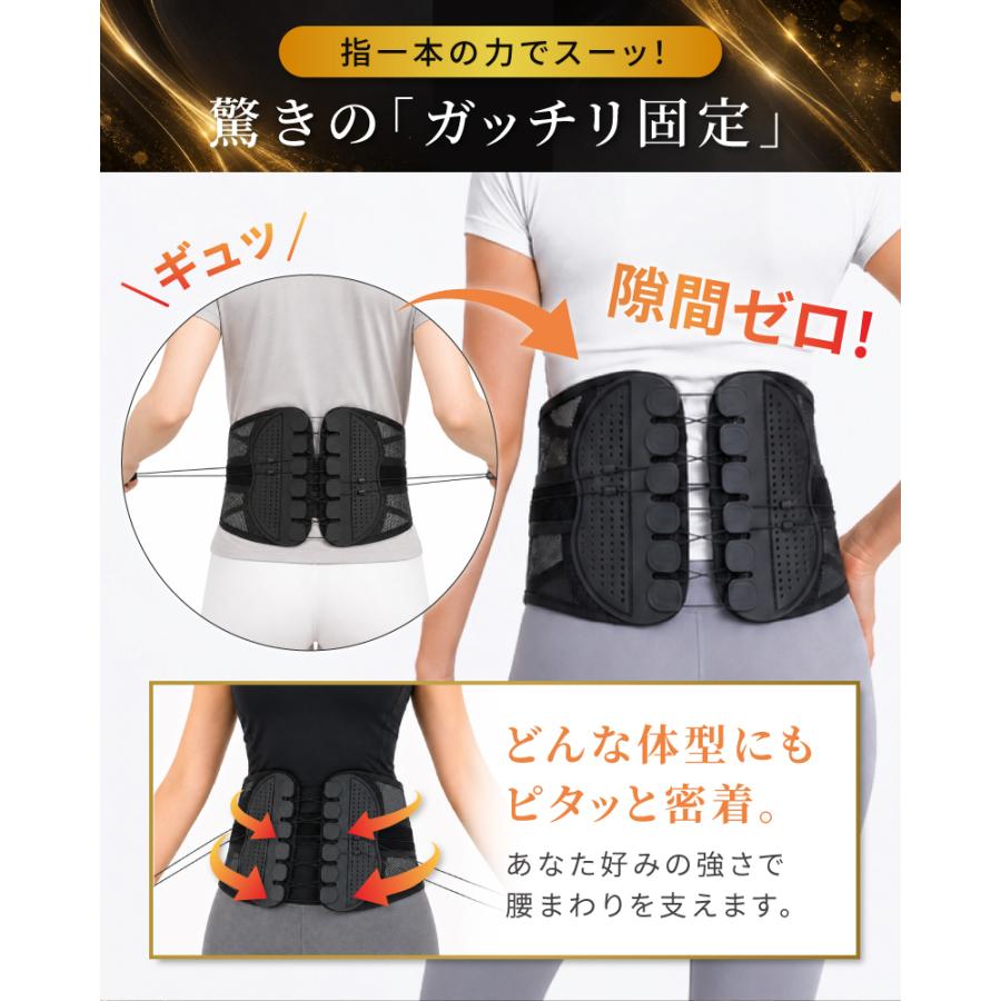 Nordic Sport 腰痛ベルト コルセット Mサイズ 腰痛ベルト コルセット 骨盤ベルト 腰サポーター 腰痛対策 ぎっくり
