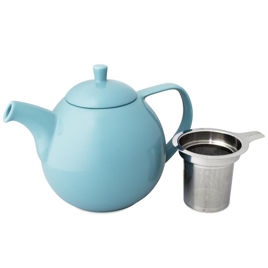 (Turquoise)   FORLIFE Curve 1330ml Teapot with Infuser, Turquoise 並行輸入品｜bestshop-d｜04