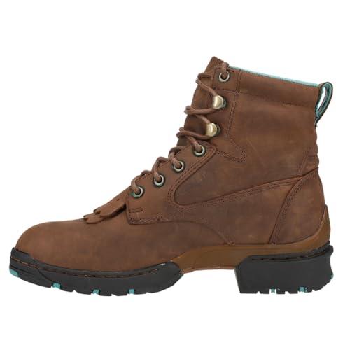 【並行輸入品】[Justin] レディース カラー: ブラウン Justin Boots Womens Bay Apache Lace Up Cの画像
