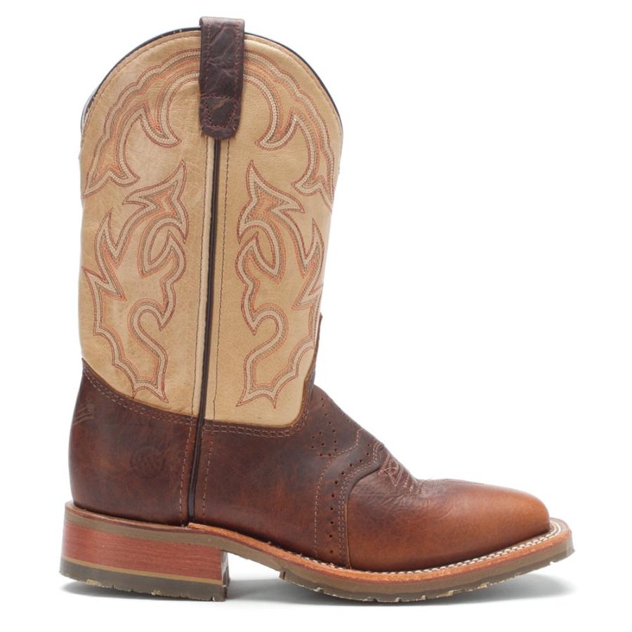 【並行輸入品】Men 's Double HブーツWide Square Toe Ice Roper Boots US サイズ: 8.5 D カの画像