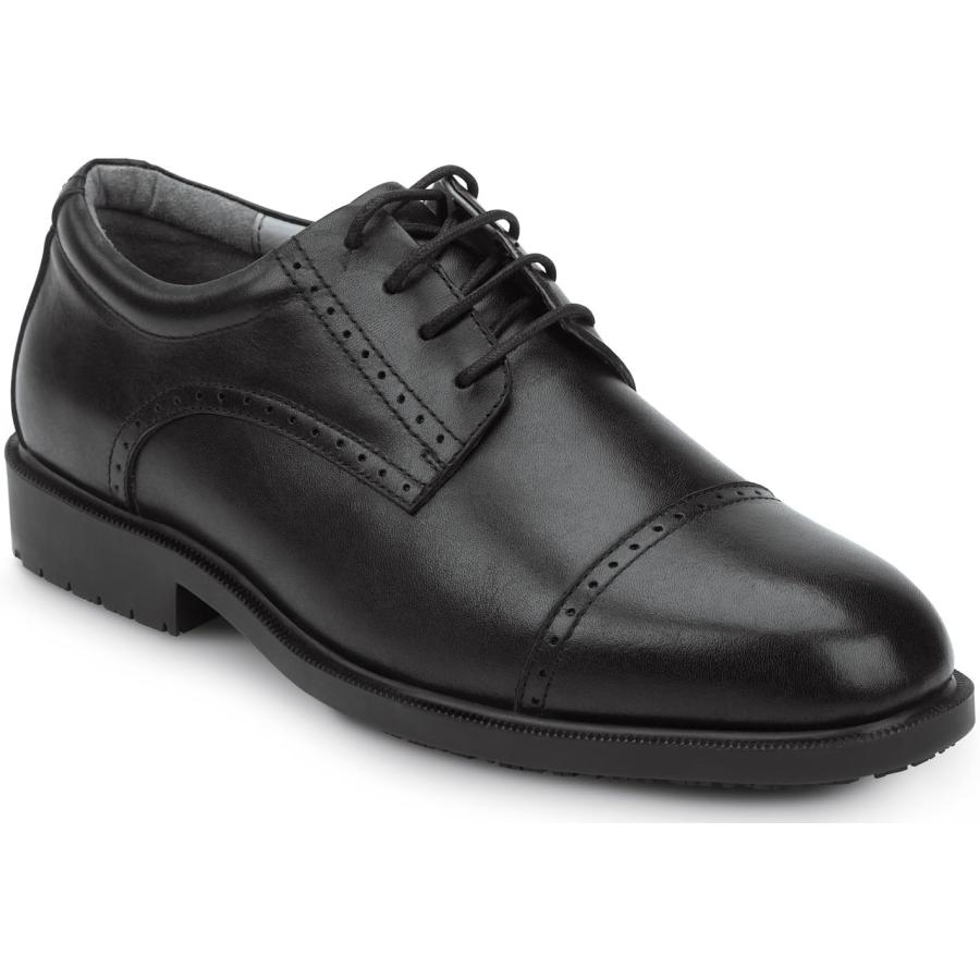 【並行輸入品】[SR MAX] AugustaメンズブラックSlip Resistant Wingtip カラー: ブラックの画像