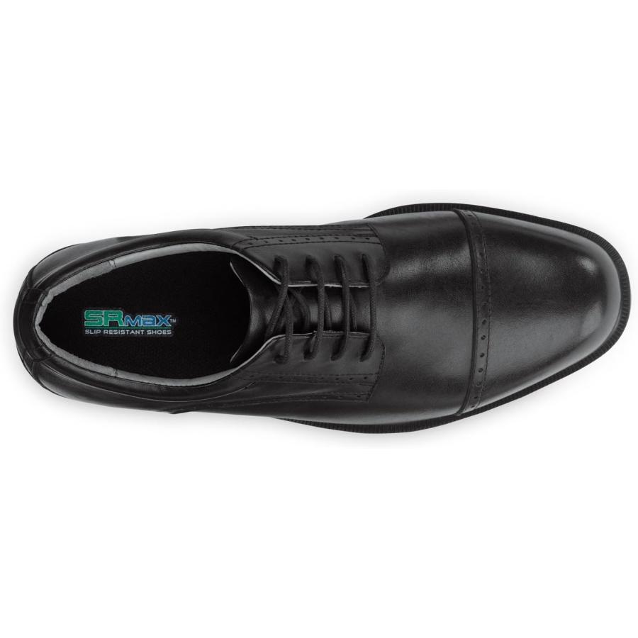 【並行輸入品】[SR MAX] AugustaメンズブラックSlip Resistant Wingtip カラー: ブラックの画像