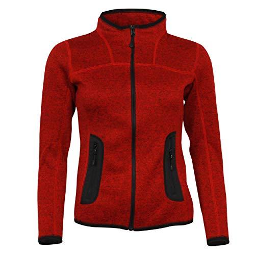 【並行輸入品】ICEWEAR Leahフラットフリースセーター ICEWEAR Leah Flat Fleece Sweater Redの画像