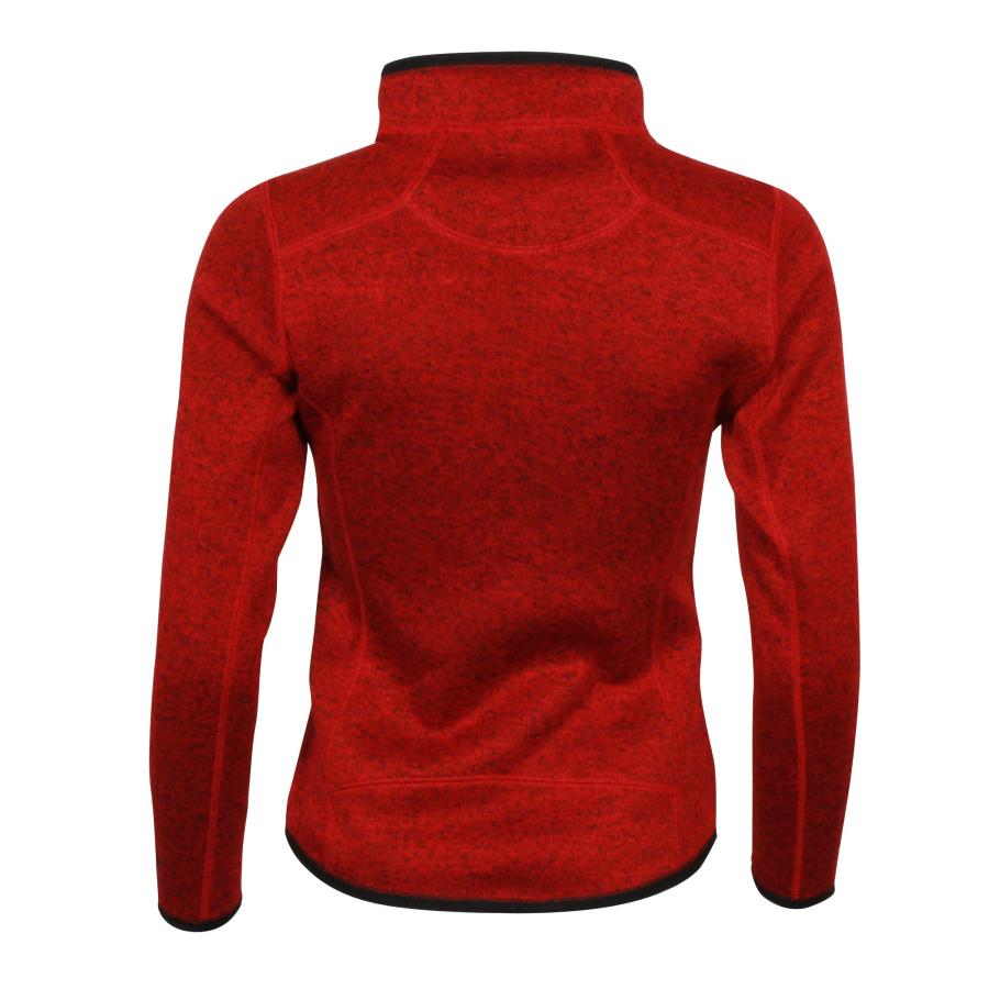【並行輸入品】ICEWEAR Leahフラットフリースセーター ICEWEAR Leah Flat Fleece Sweater Redの画像