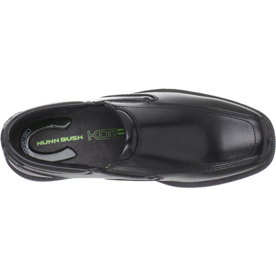 お買得価格 Nunn Bush Men´s Bleeker Street Slip On Loafer with KORE Slip Resistant Comfort Technology Black 10.5 Medium US　並行輸入品